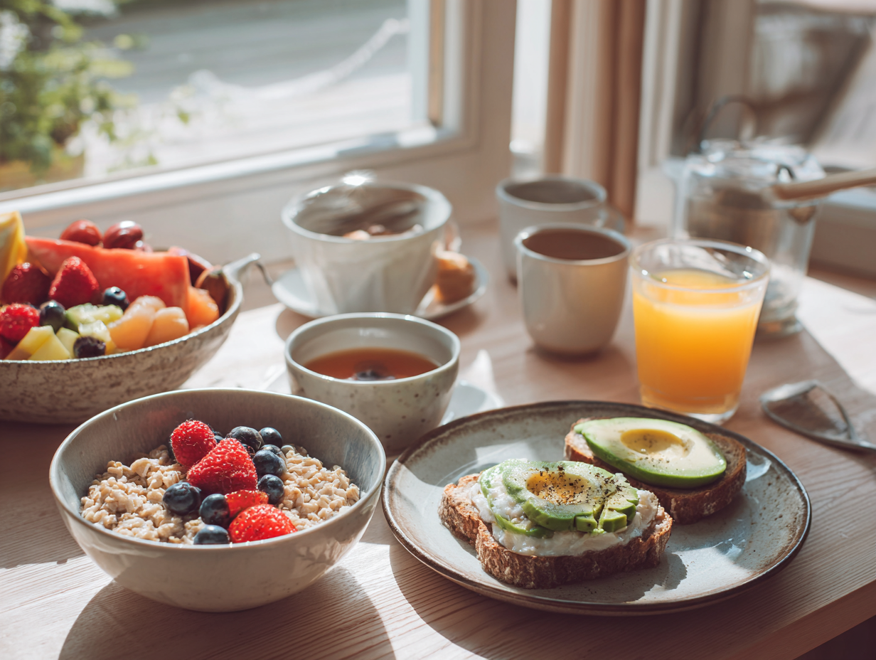 Здорова їжа на столі